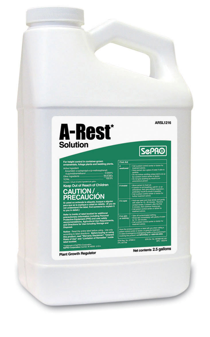 A-Rest 2.5 Gallon Bottle - 2 per case - Growth Regulators